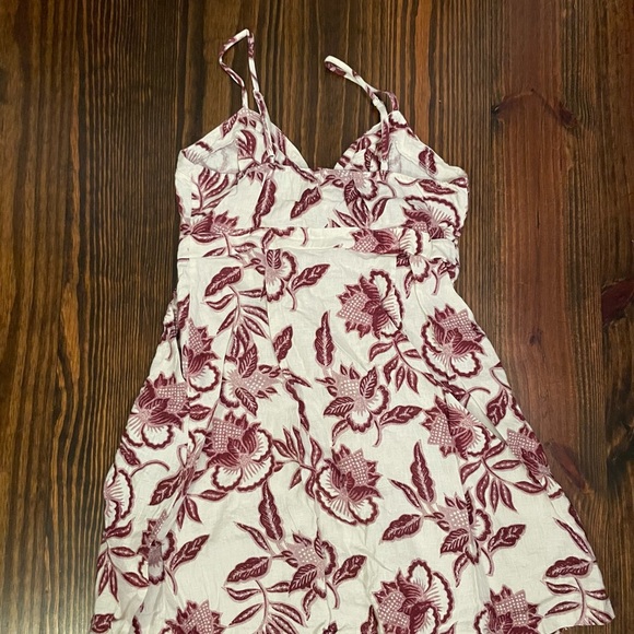 ASTR Mini Knot Front Floral Dress Sz M - Picture 4 of 5